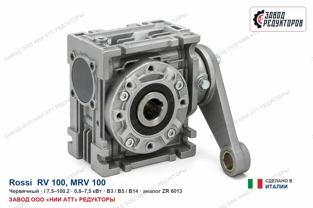 Rossi RV 100 — червячный мотор-редуктор, аналог ZR 6013